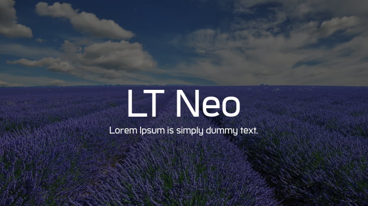LT Neo Font Family