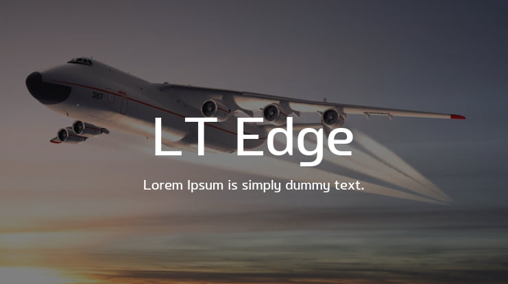 LT Edge Font Family