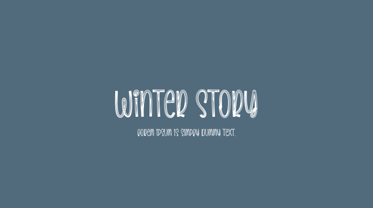 Winter Story Font