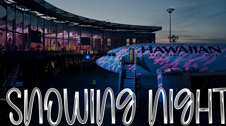 Snowing Night Font