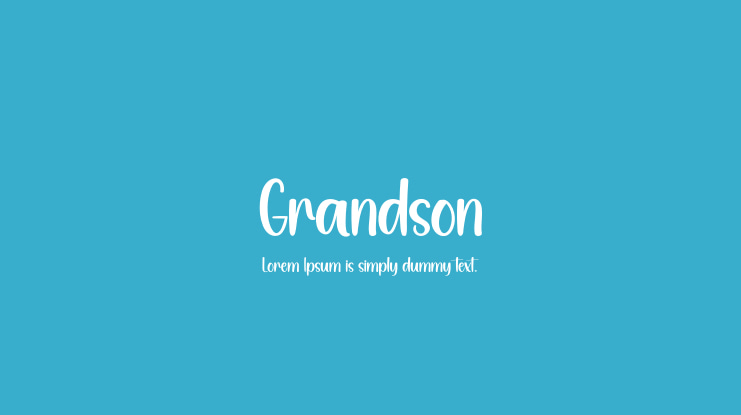 Grandson Font