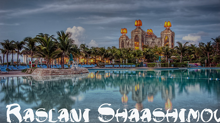 Raslani Shaashimov Font