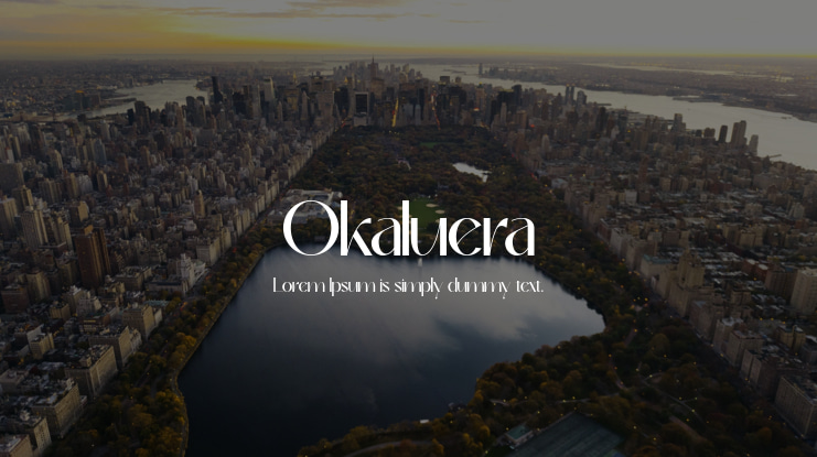 Okaluera Font