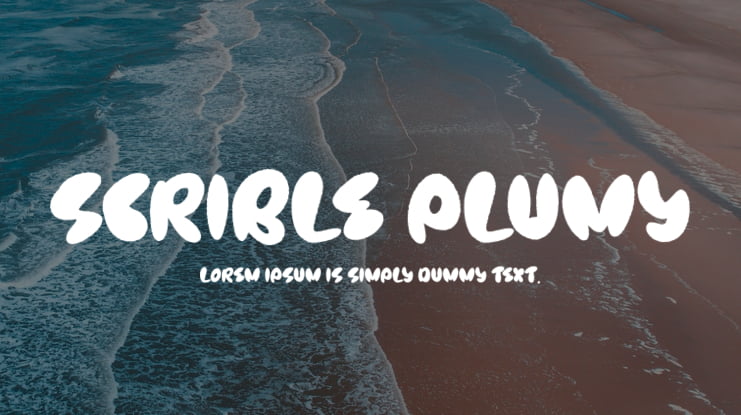 Scrible Plumy Font Family