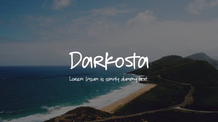 Darkosta Font