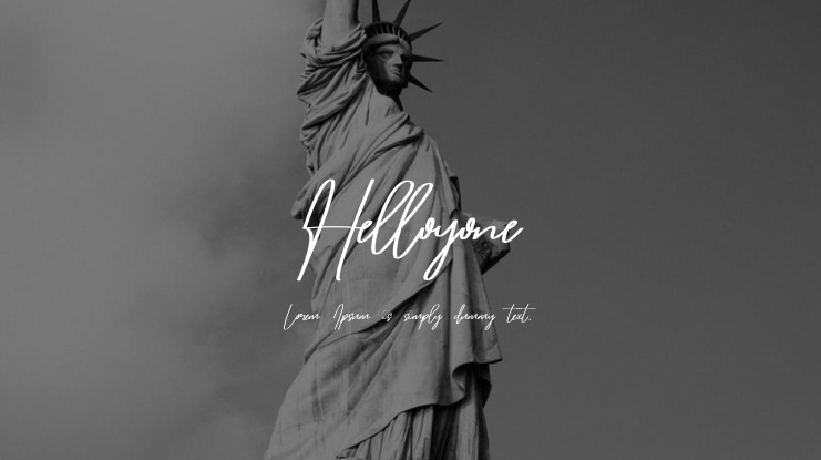 Helloyone Font