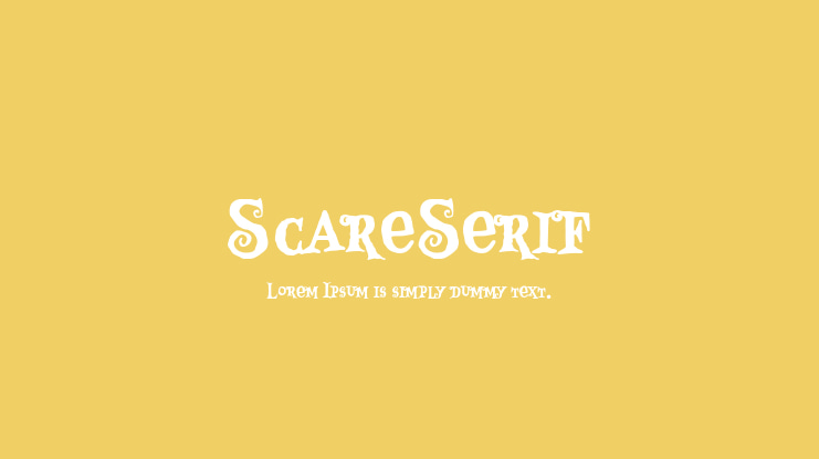 ScareSerif Font