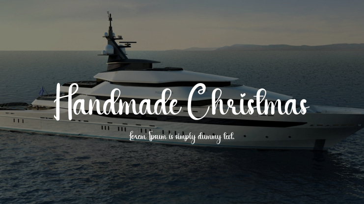 Handmade Christmas Font