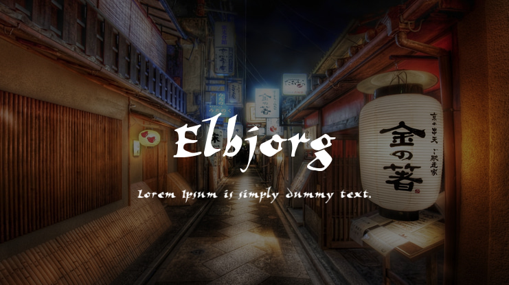Elbjorg Font