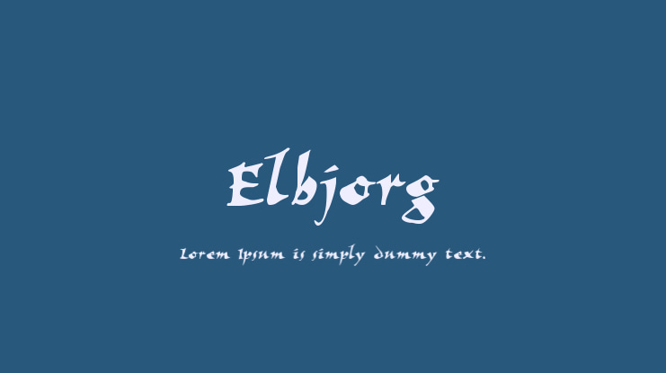 Elbjorg Font