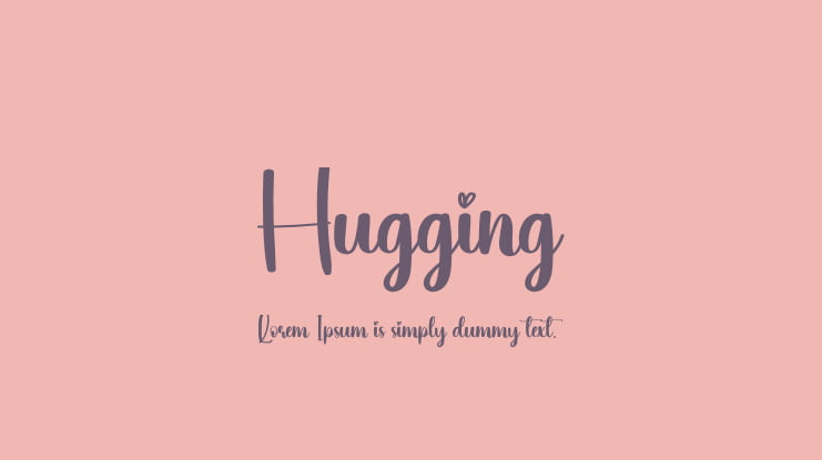 Hugging Font