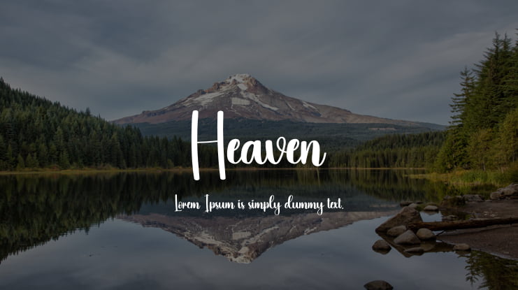 Heaven Font