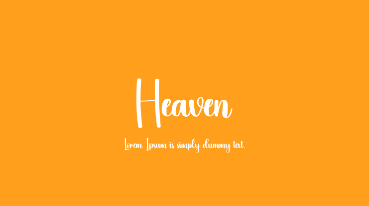 Heaven Font