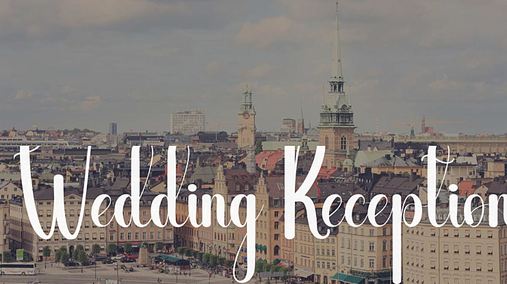 Wedding Reception Font