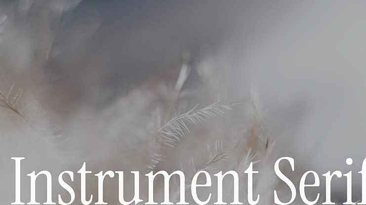 Instrument Serif Font Family