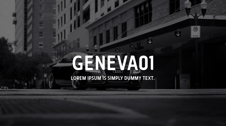 Geneva01 Font