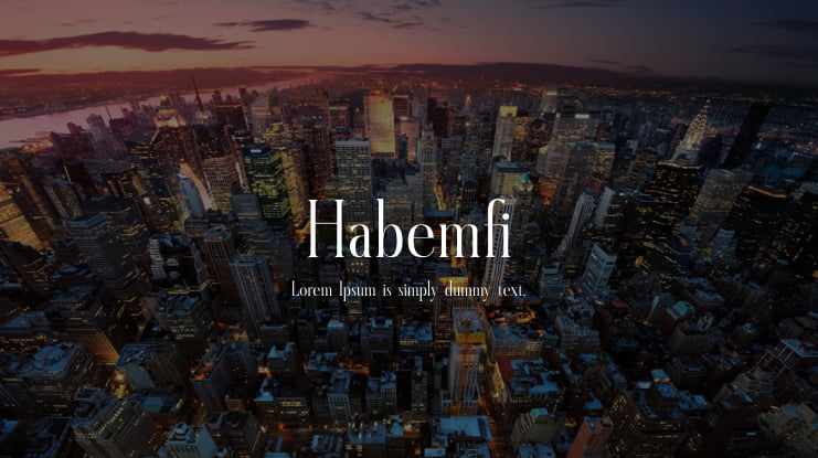 Habemfi Font