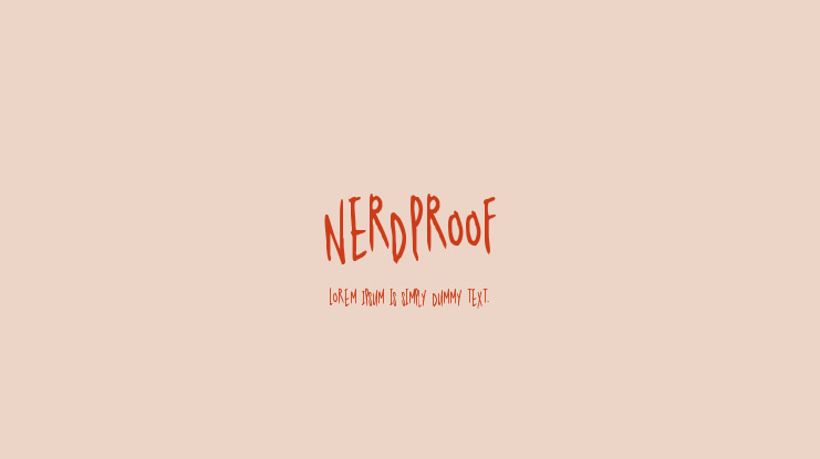 Nerdproof Font