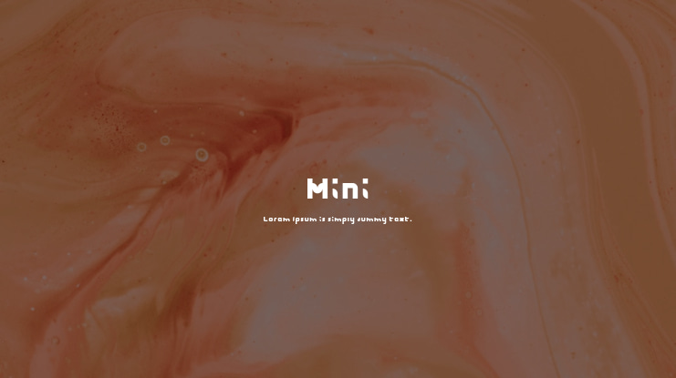 Mini Font