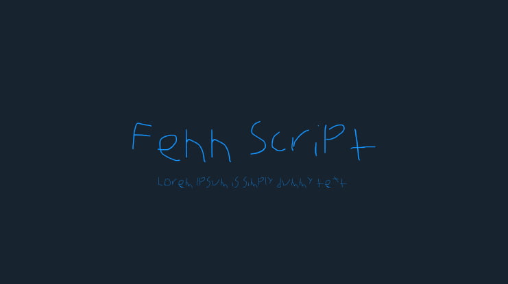 Fenn Script Font