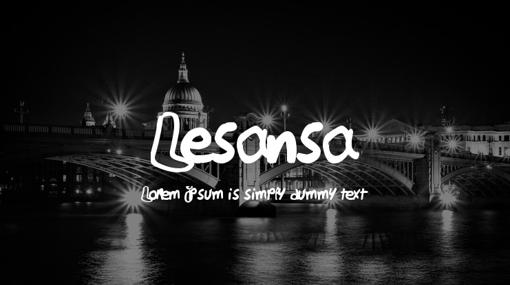 Lesansa Font