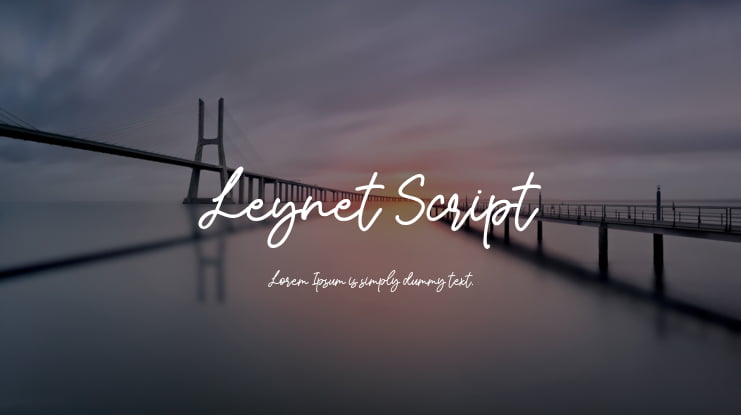 Leynet Script Font