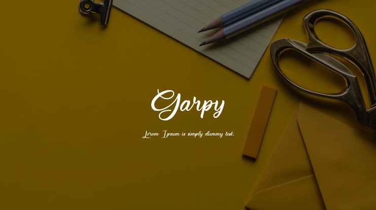 Garpy Font