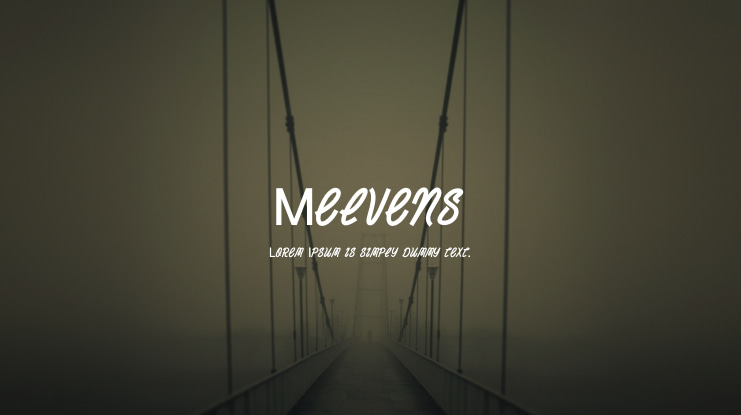 Melvens Font