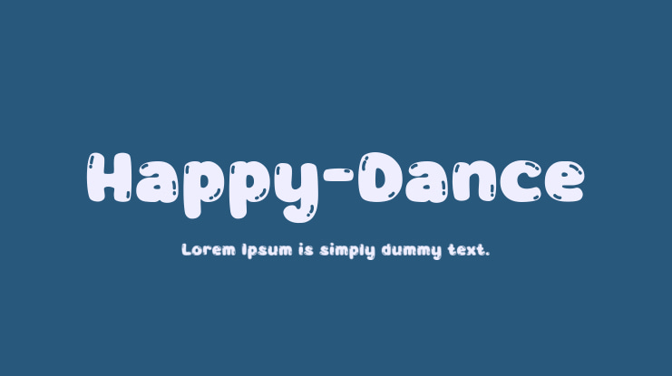 Happy-Dance Font