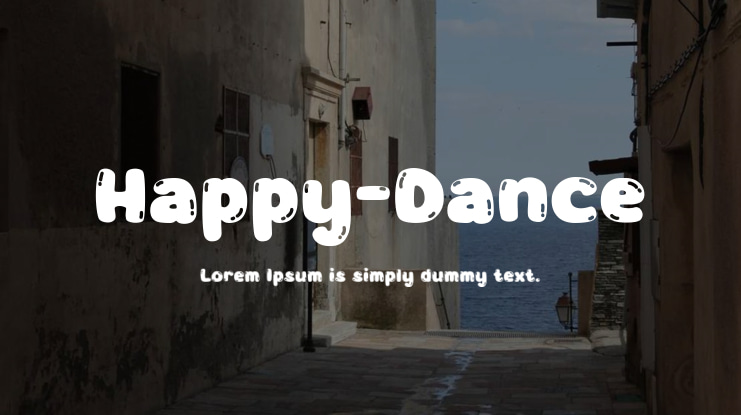 Happy-Dance Font
