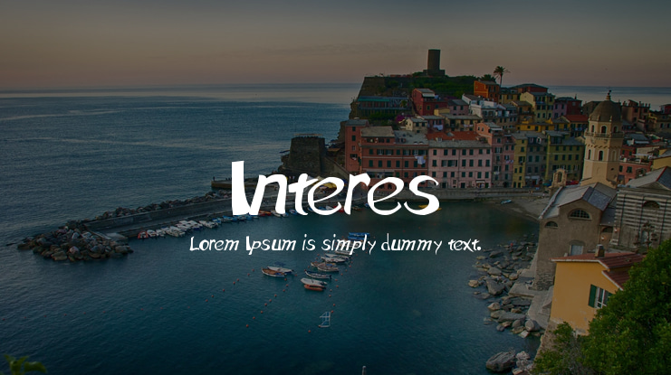 Interes Font