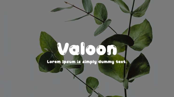 Valoon Font