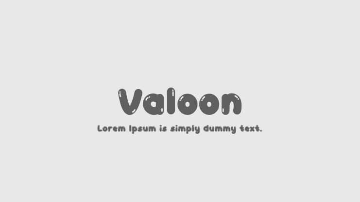 Valoon Font