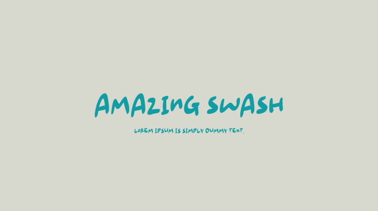 Amazing Swash Font