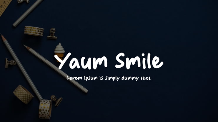 Yaum Smile Font