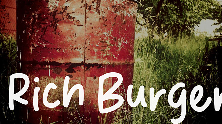Rich Burger Font