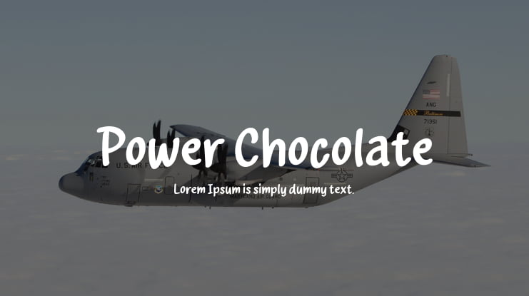 Power Chocolate Font