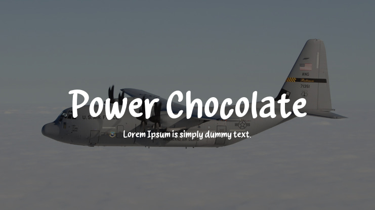 Power Chocolate Font
