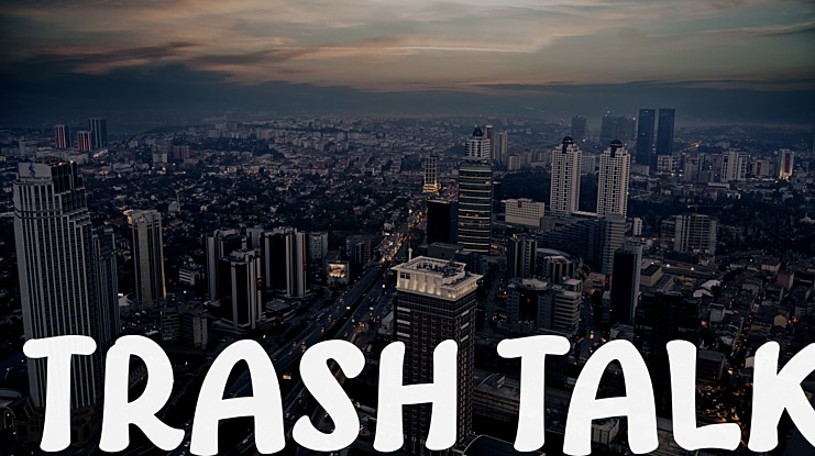 Trash Talk Font