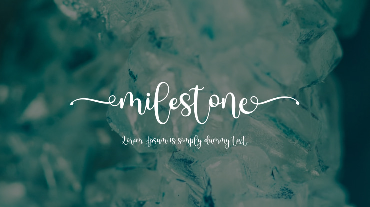 Milestone Font