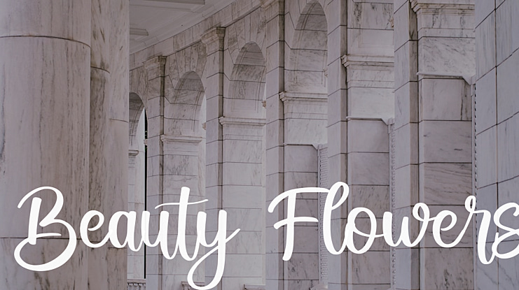 Beauty Flowers Font