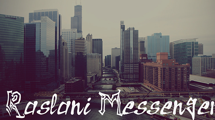 Raslani Messenger Font
