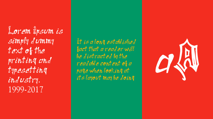 Raslani Messenger Font