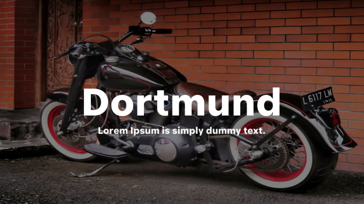 Dortmund Font