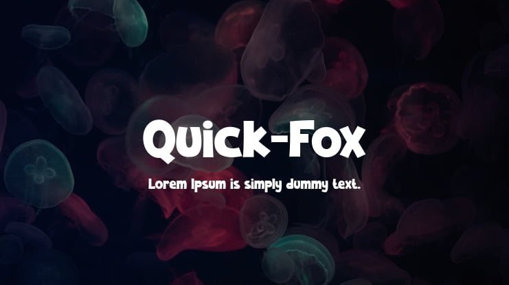 Quick-Fox Font