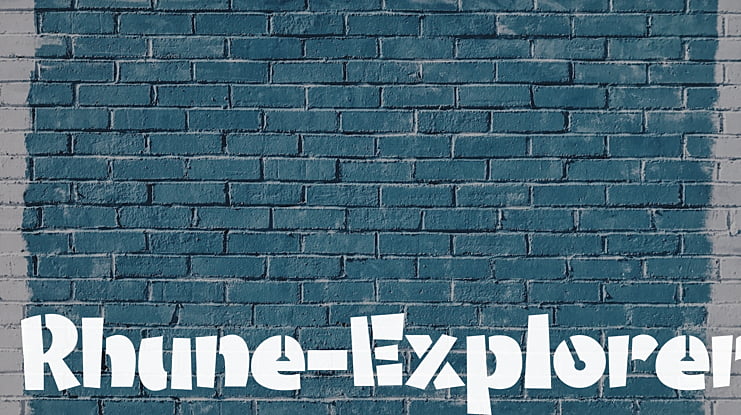 Rhune-Explorer Font