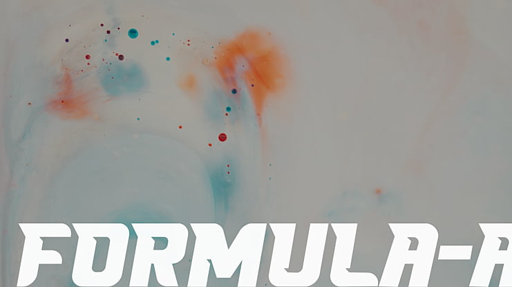 FORMULA-A Font