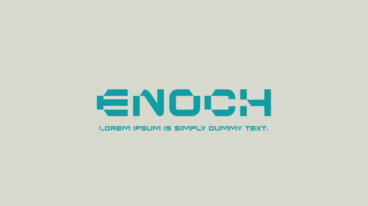 ENOCH Font