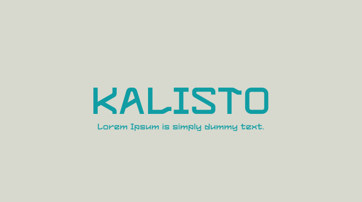 KALISTO Font