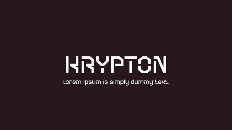 KRYPTON Font